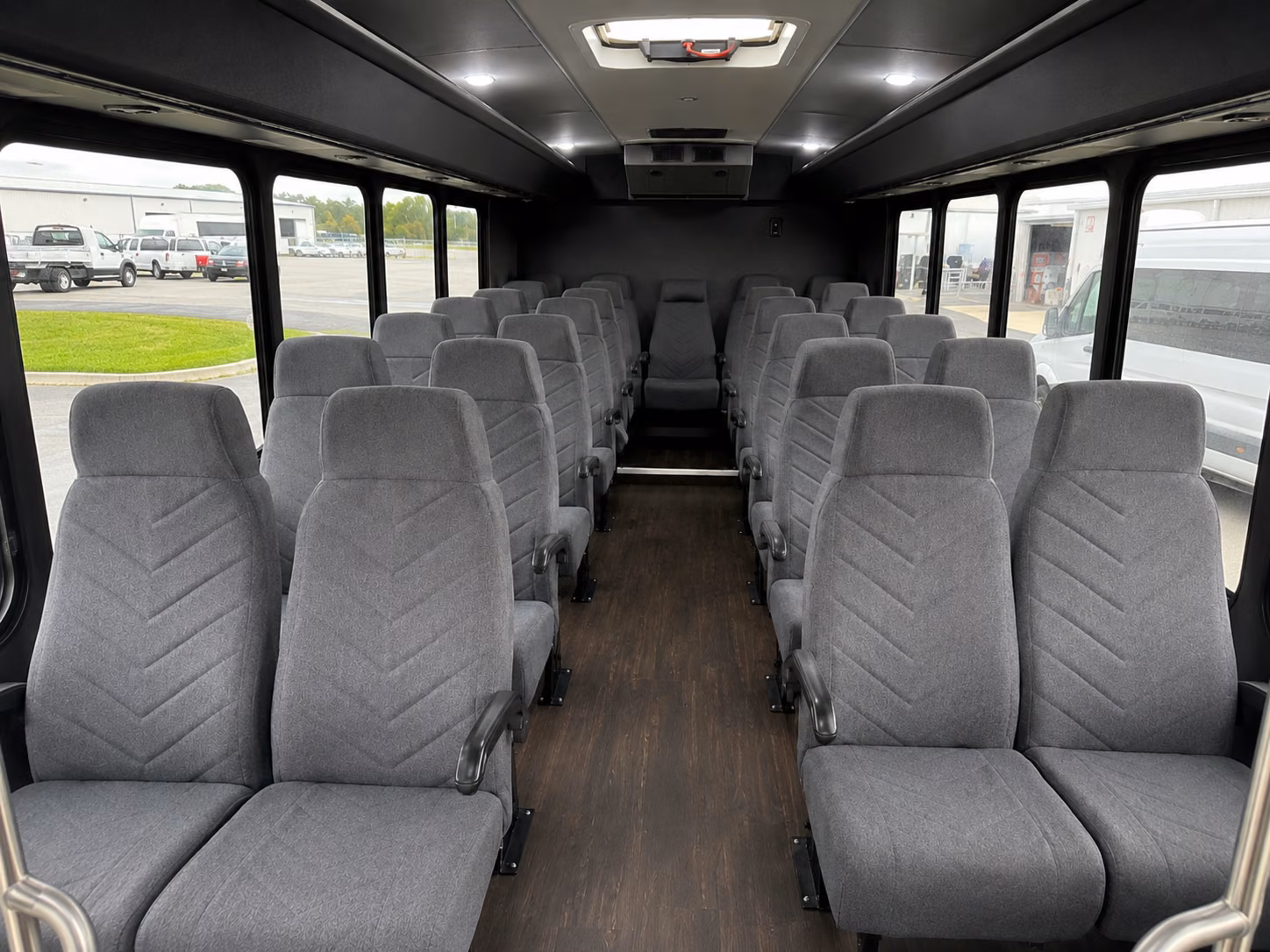 blaine 15 passenger minibus interior