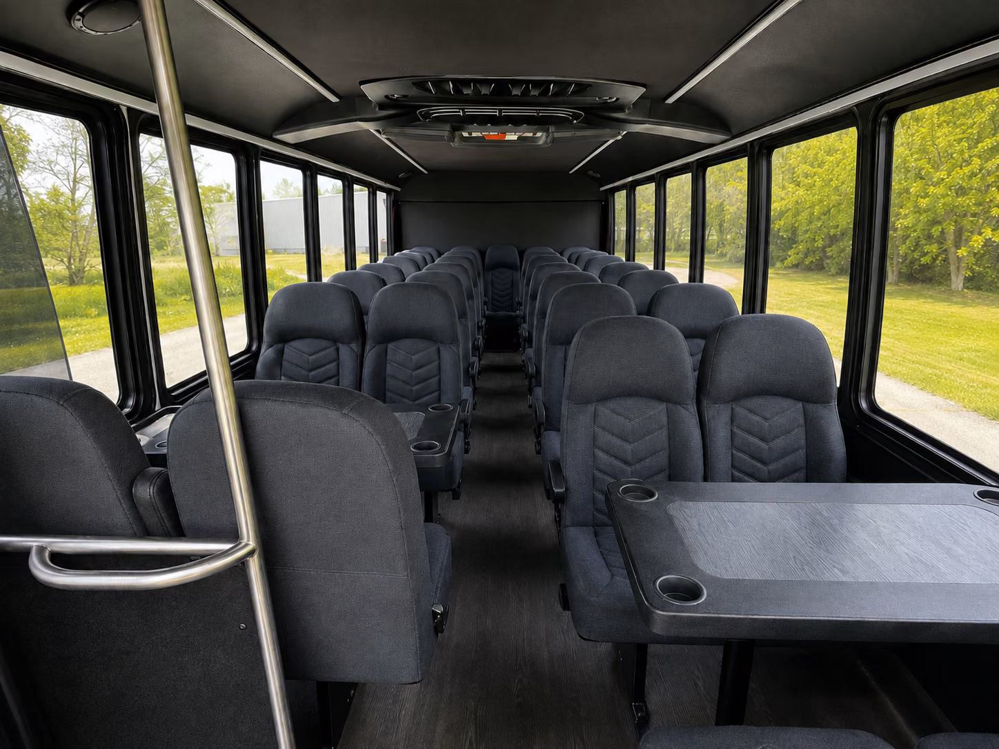 blaine 20 passenger minibus interior