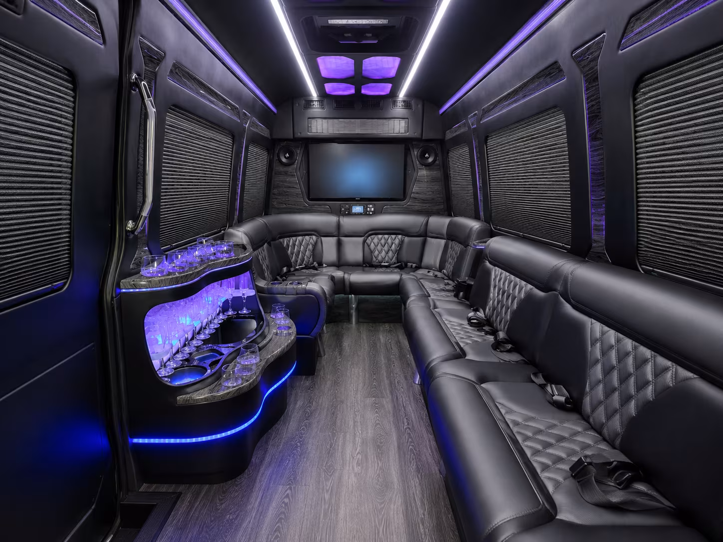 blaine 28 passenger party bus