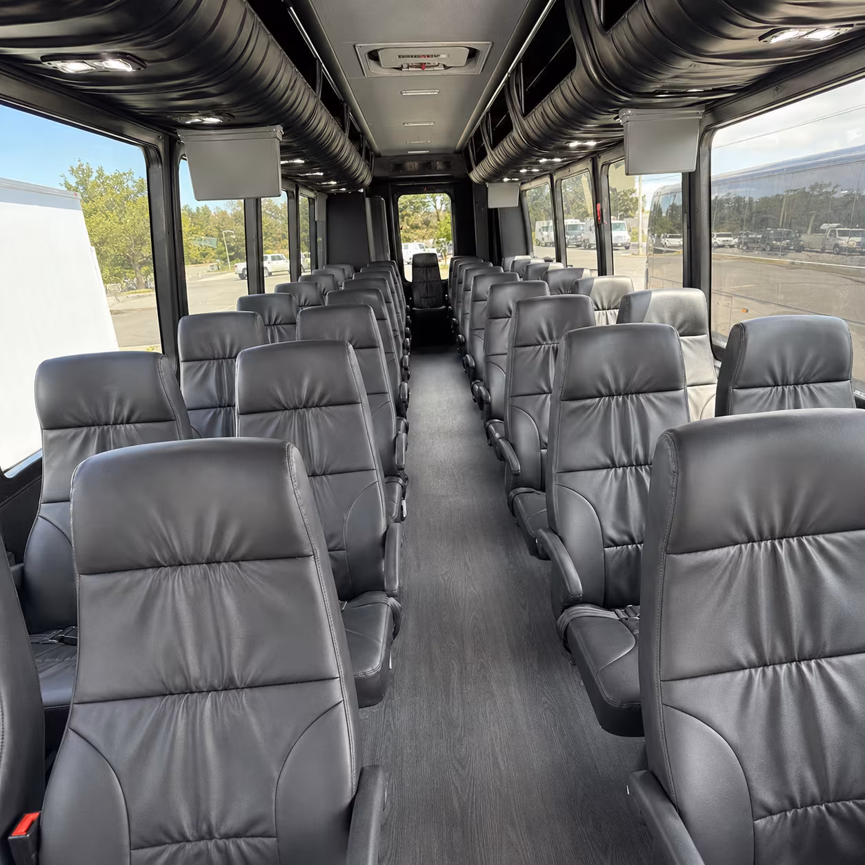 blaine 30 passenger minibus inside