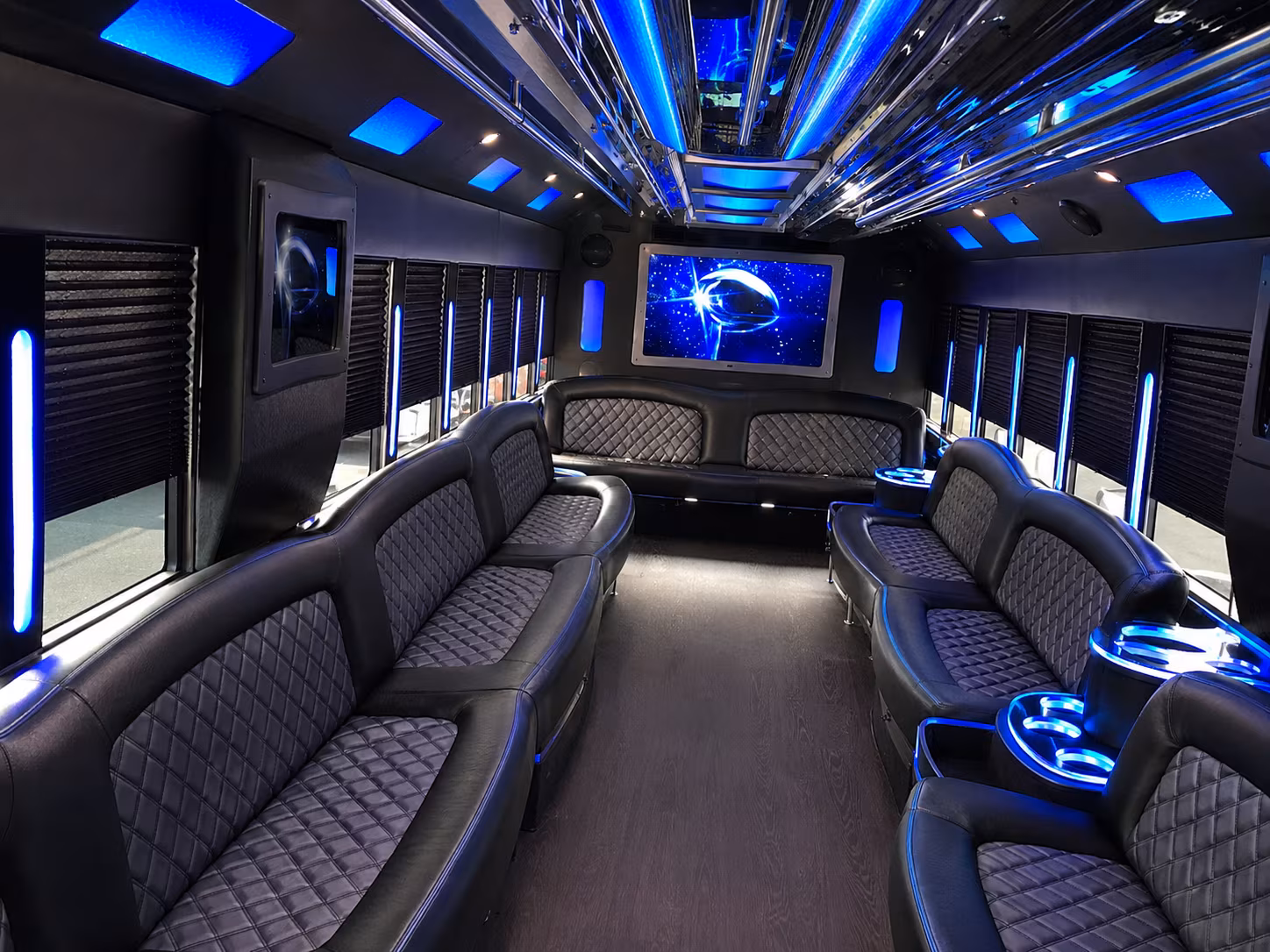 blaine night out party bus rental