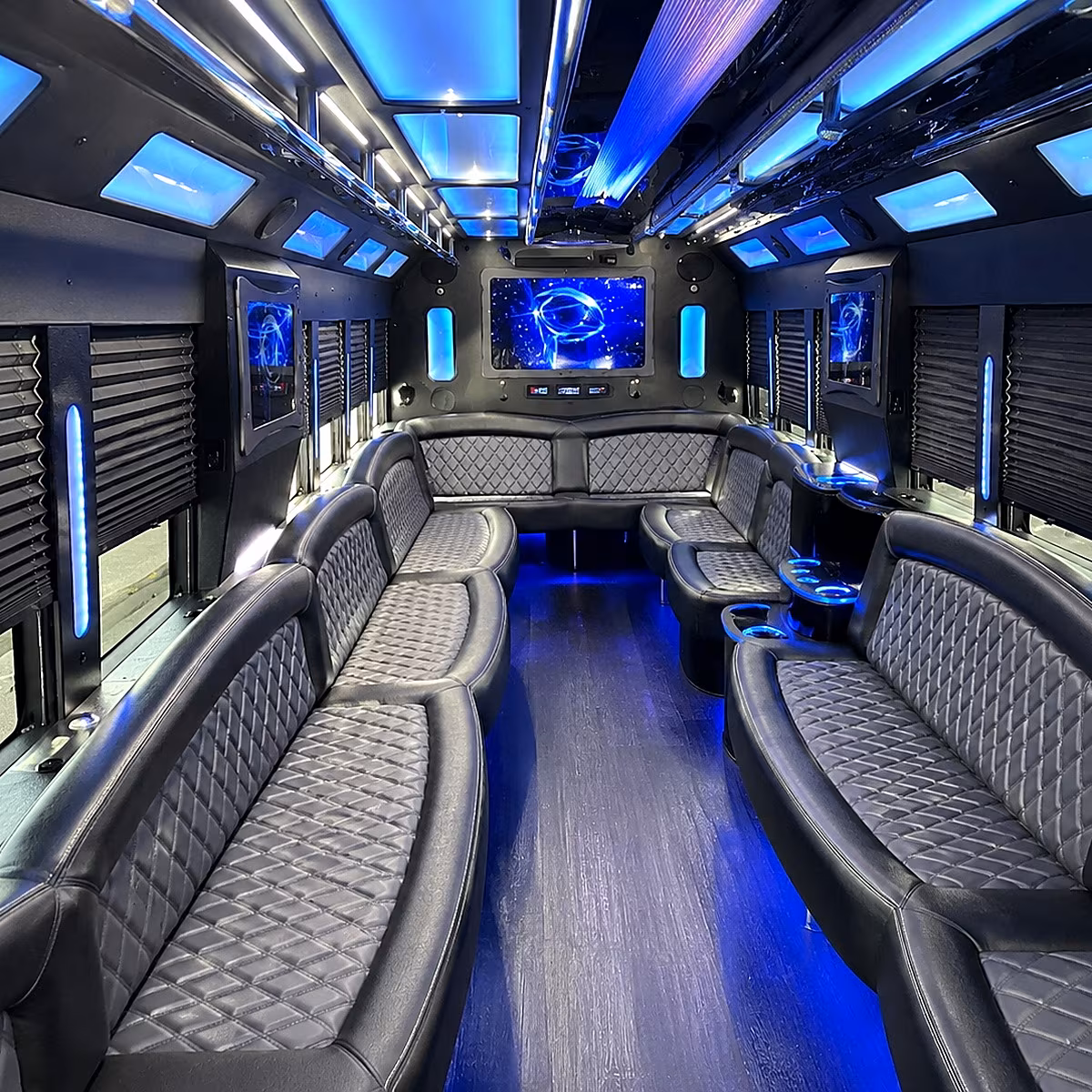 blaine party bus inside
