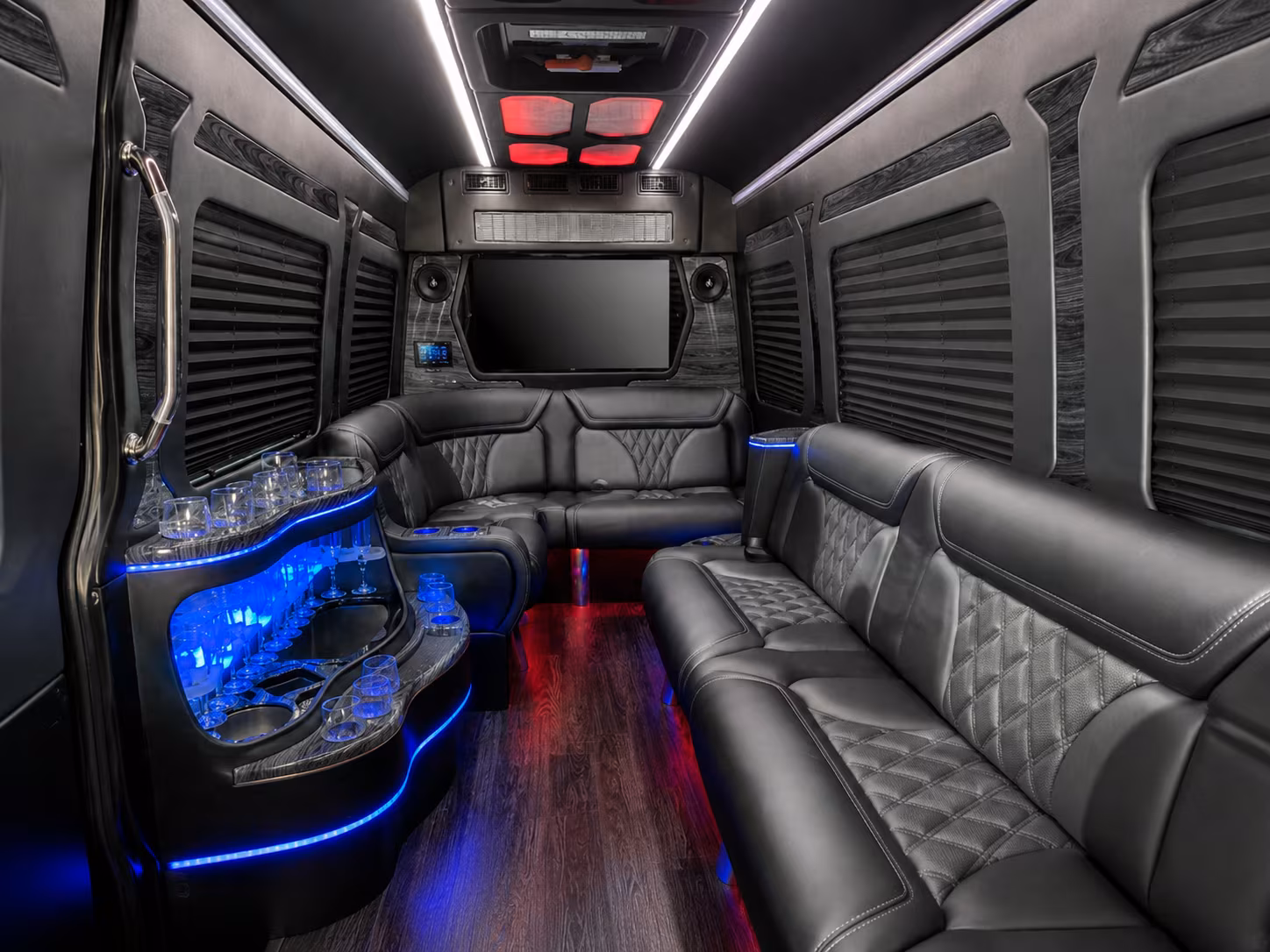 blaine sprinter limousine inside