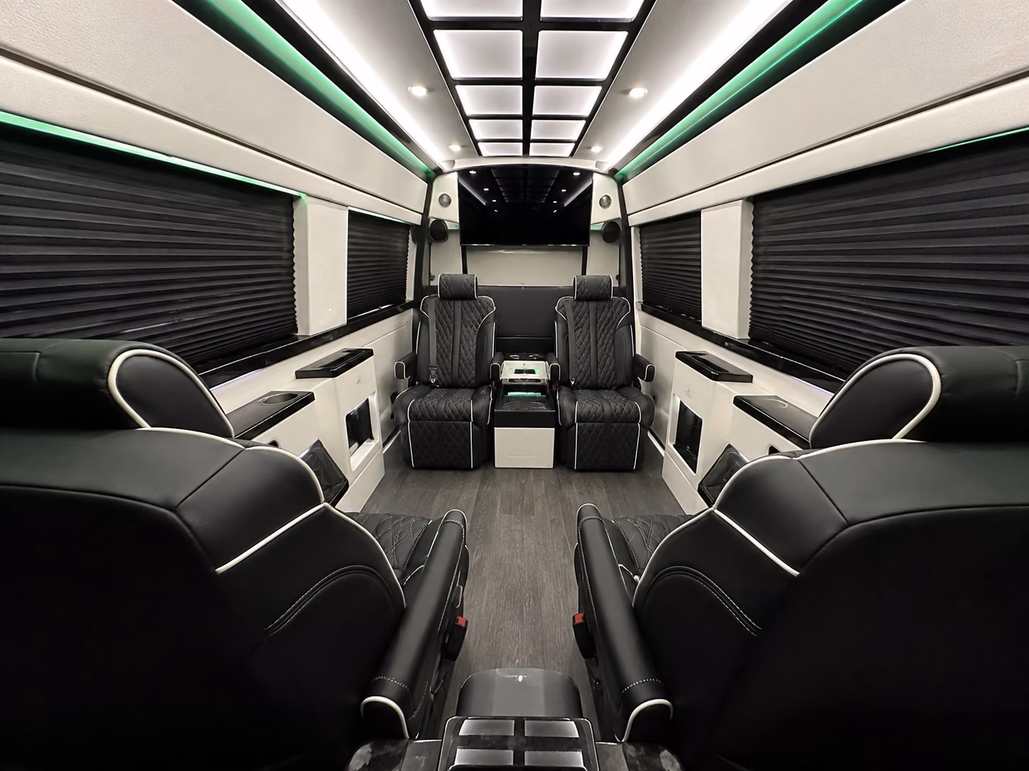 blaine sprinter van with driver inside