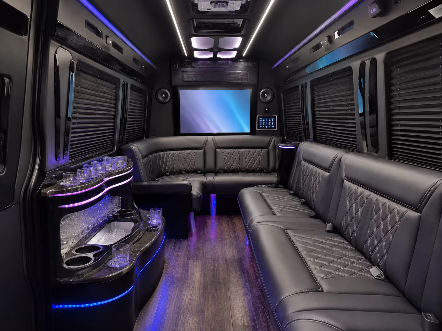 corporate shuttle buses and event transportation around blaine