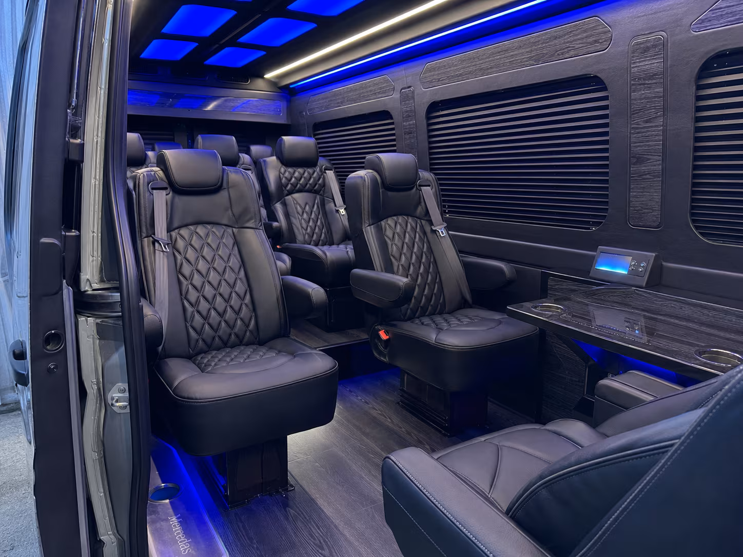 sprinter van transportation for groups and events across blaine