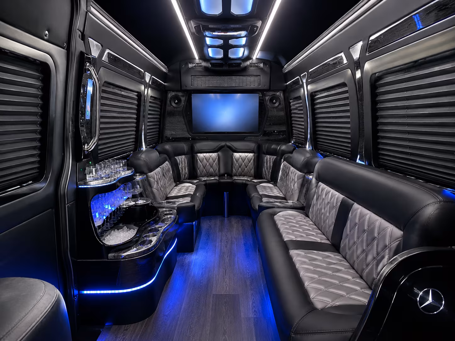 sprinter vans and minibuses for blaine bridal party transportation